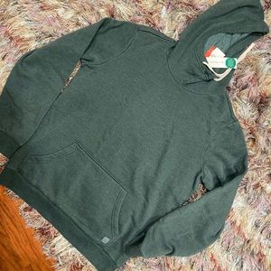 Marine layer Cowlneck Pullover Hoodie in Thyme